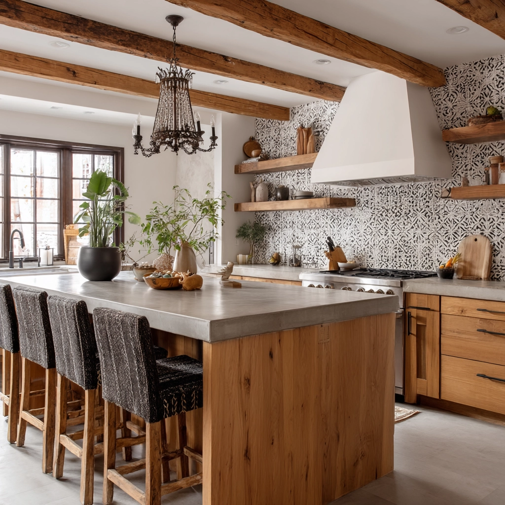 rustic modern kitchen 40