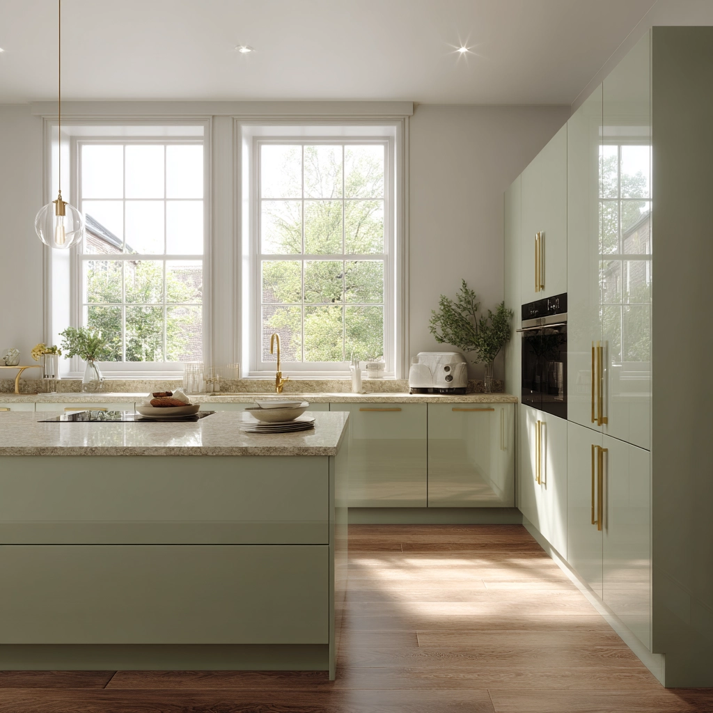 sage green kitchen 13