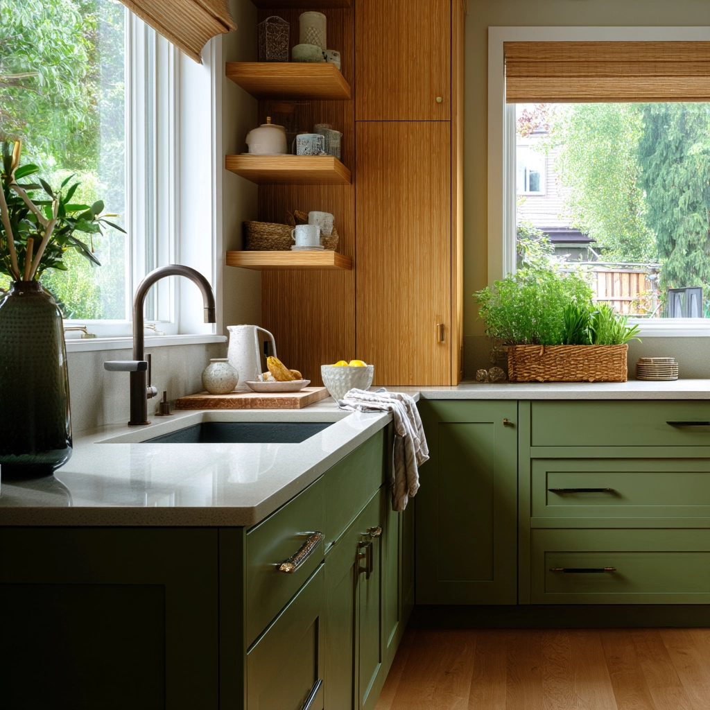 sage green kitchen 22