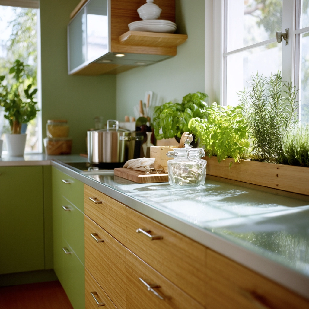 sage green kitchen 23