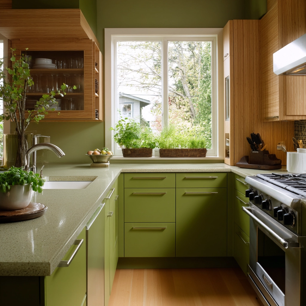 sage green kitchen 24