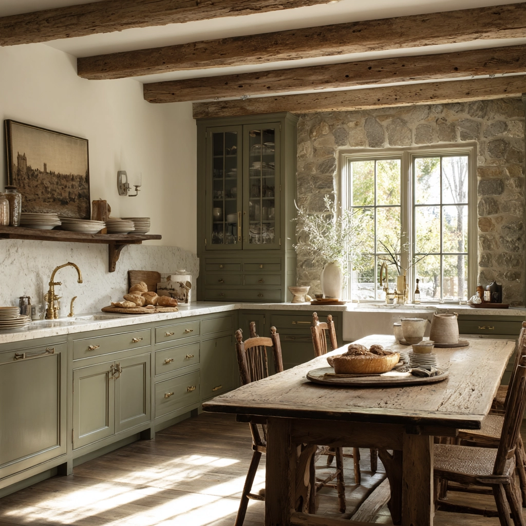 sage green kitchen 27
