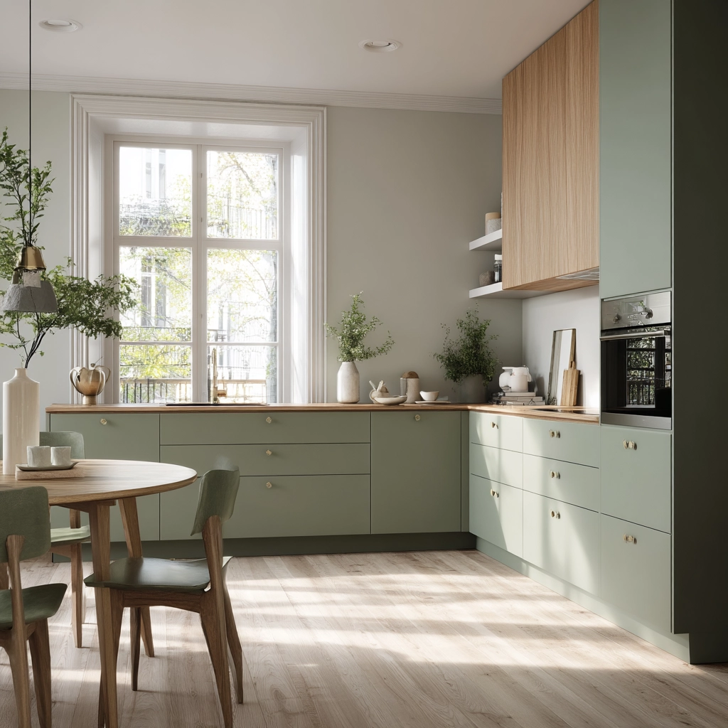 sage green kitchen 31