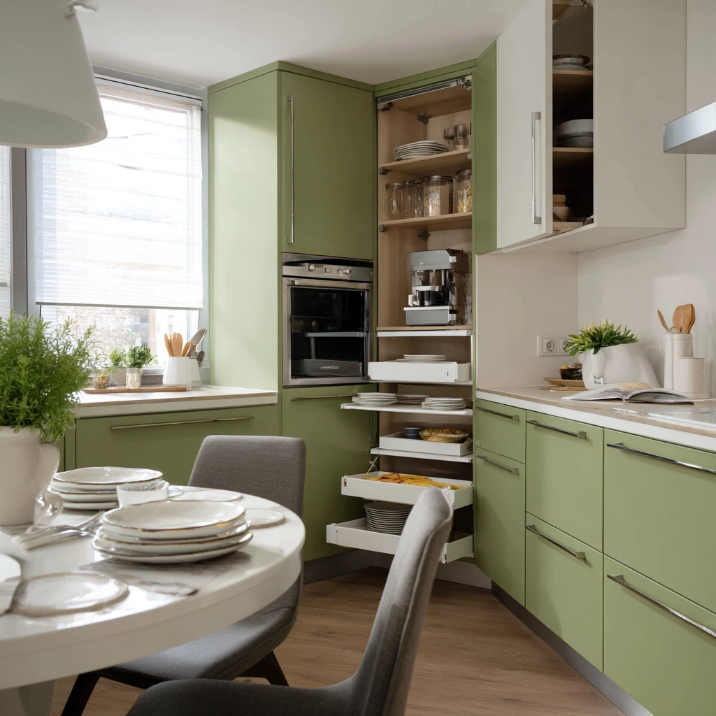 sage green kitchen 37