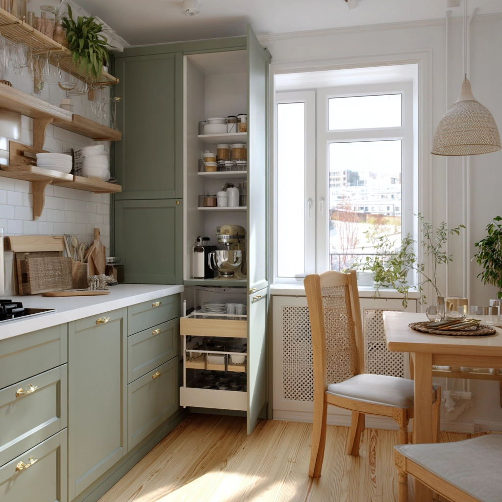 sage green kitchen 38