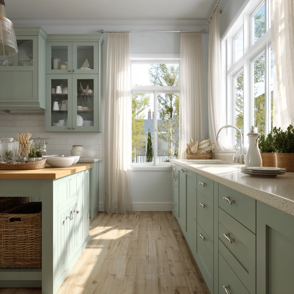 sage green kitchen 52