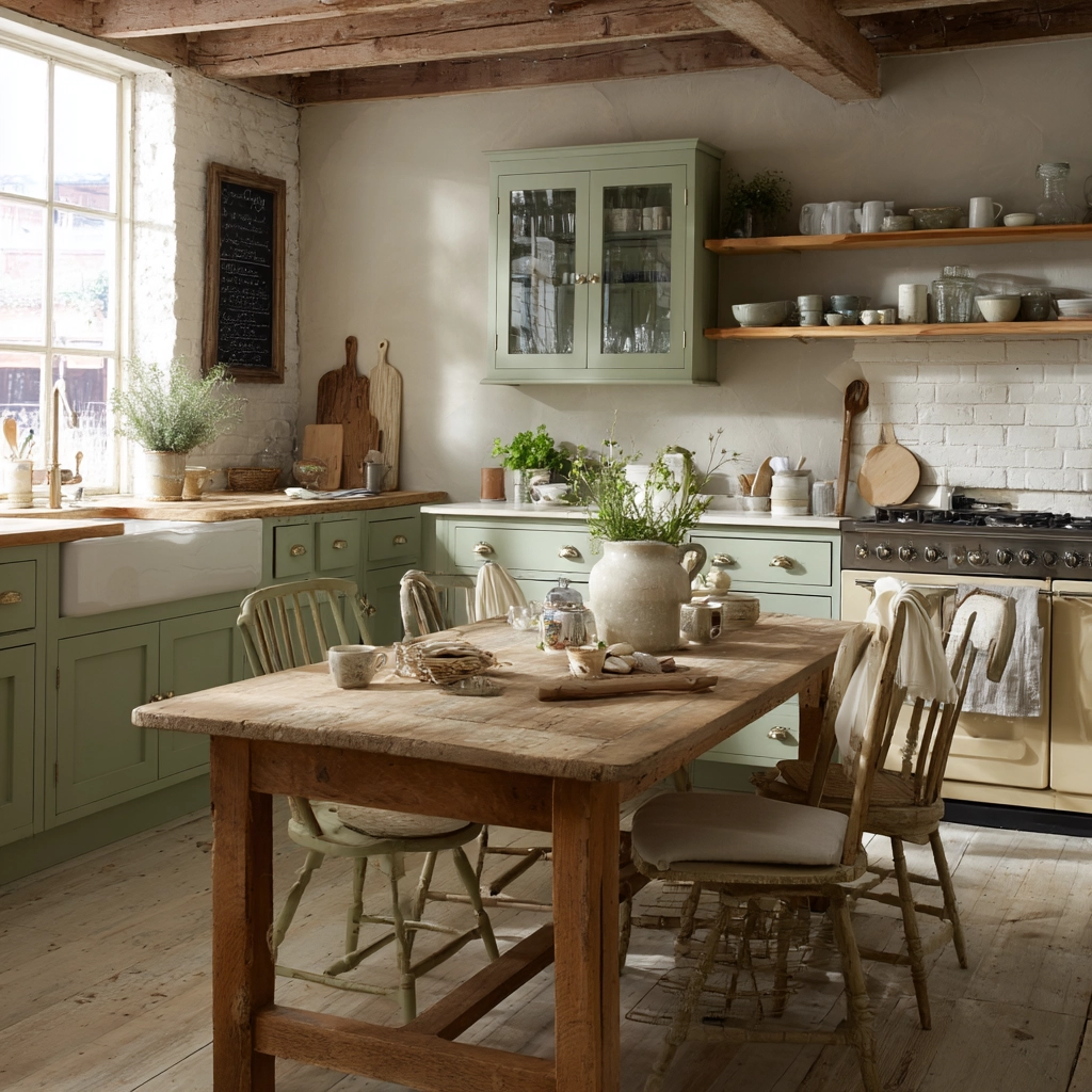 sage green kitchen 54