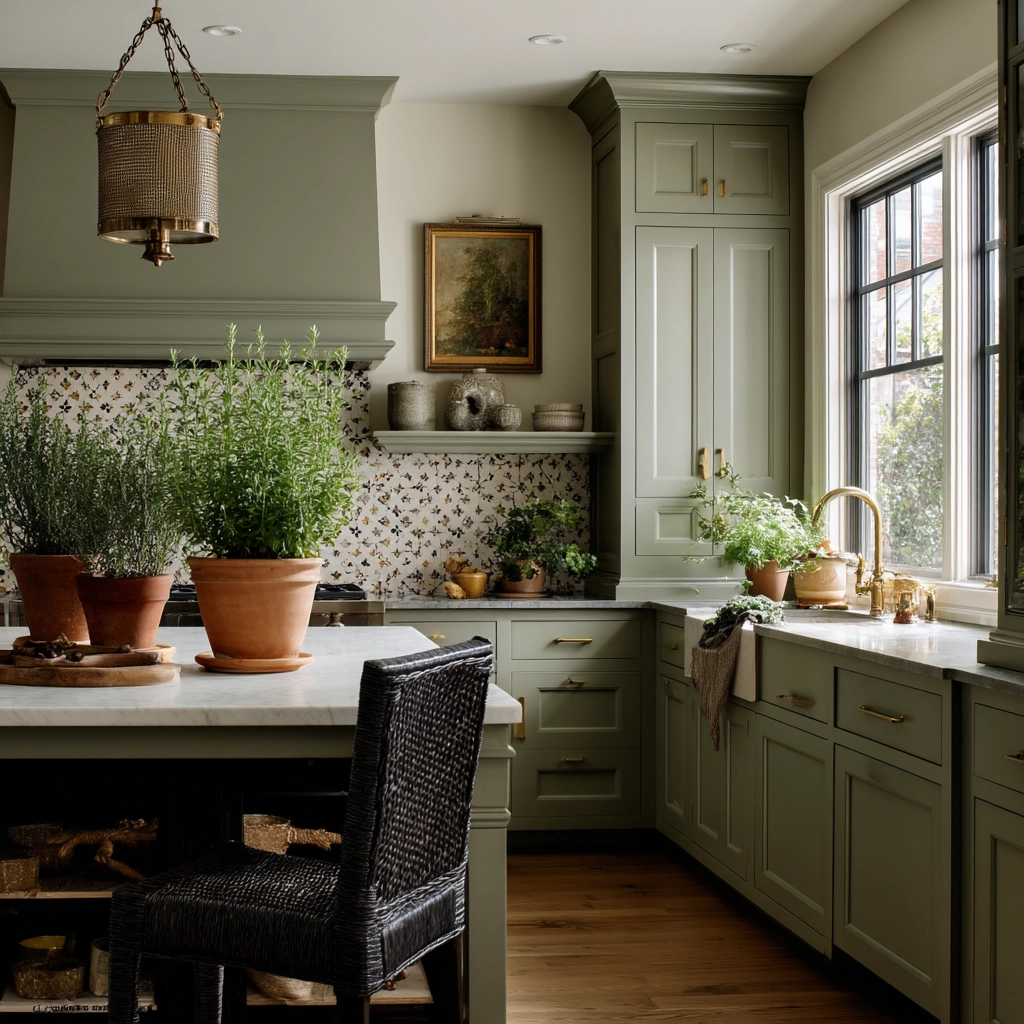sage green kitchen 59