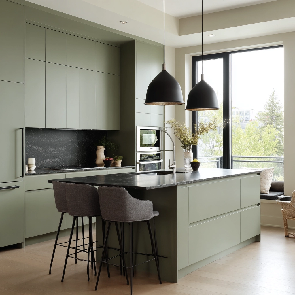 sage green kitchen 7