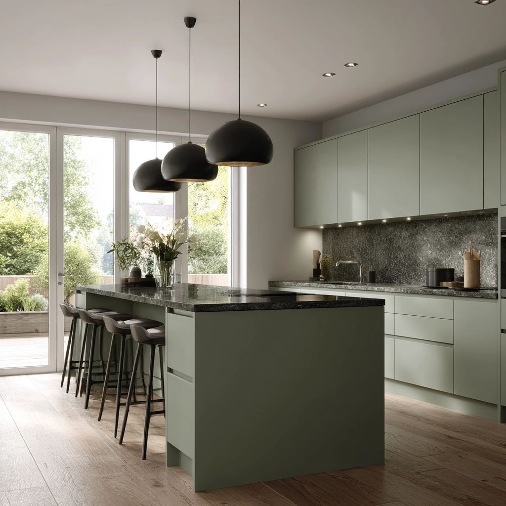 sage green kitchen 8