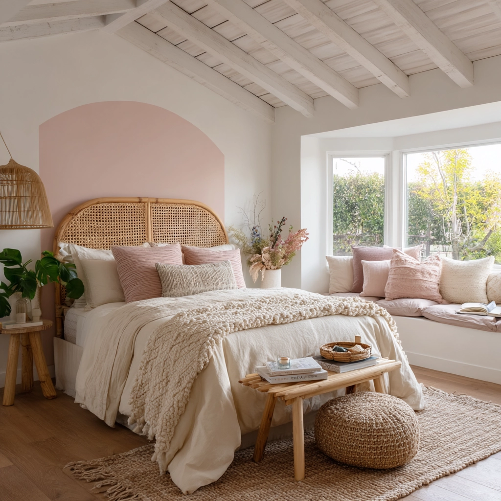 scandi boho bedroom 15