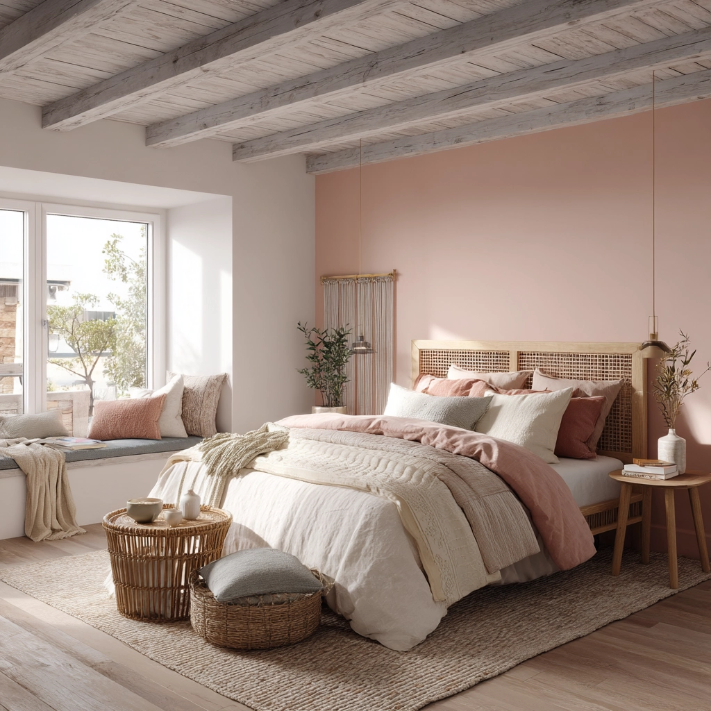 scandi boho bedroom 16