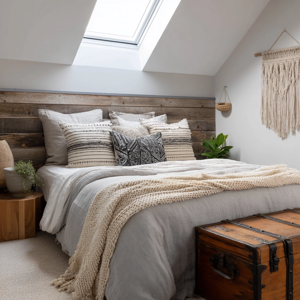 scandi boho bedroom 18