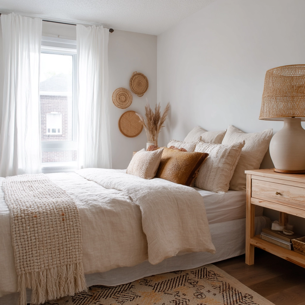 scandi boho bedroom 2