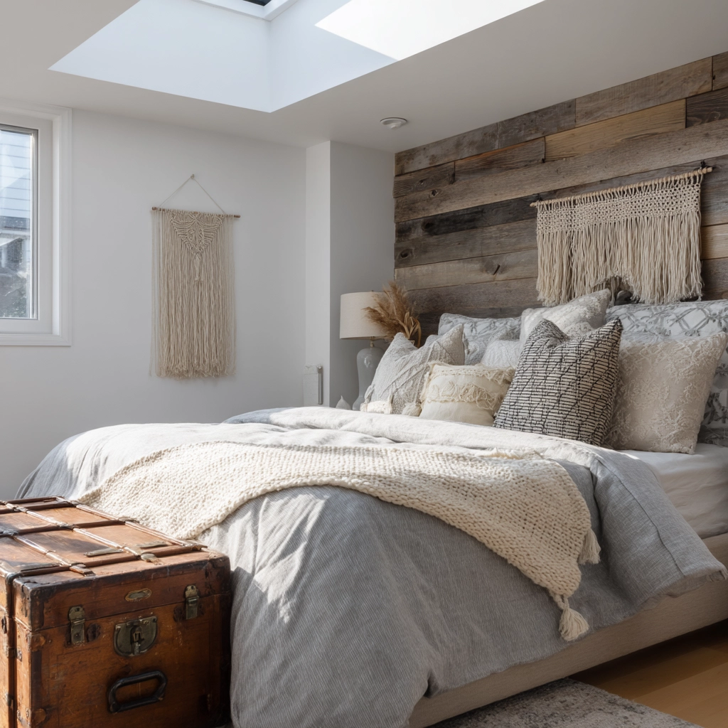 scandi boho bedroom 20