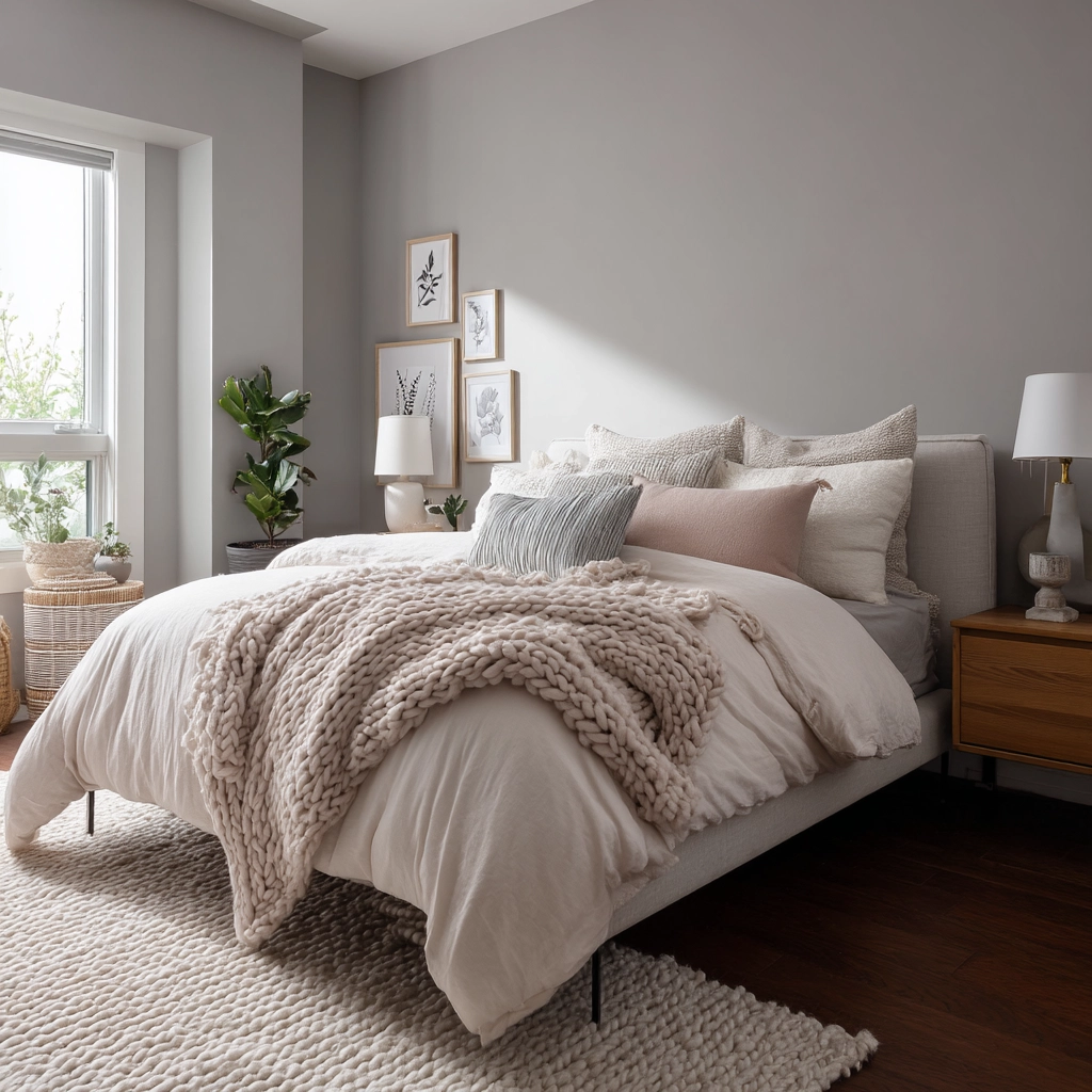 scandi boho bedroom 26