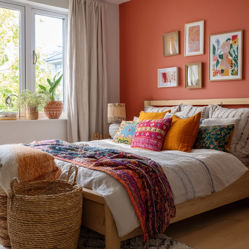 scandi boho bedroom 30