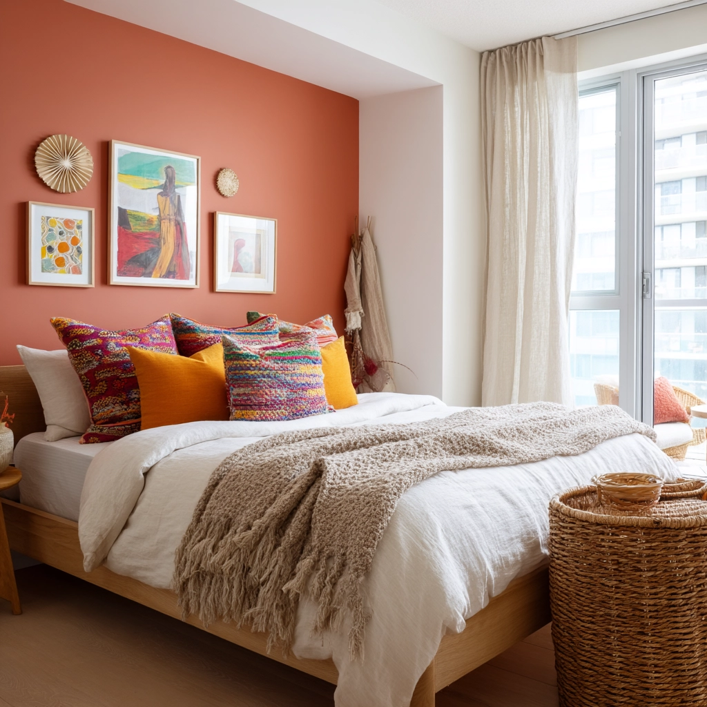 scandi boho bedroom 31