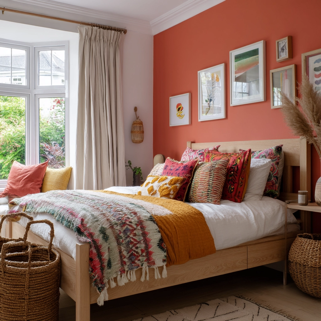 scandi boho bedroom 32