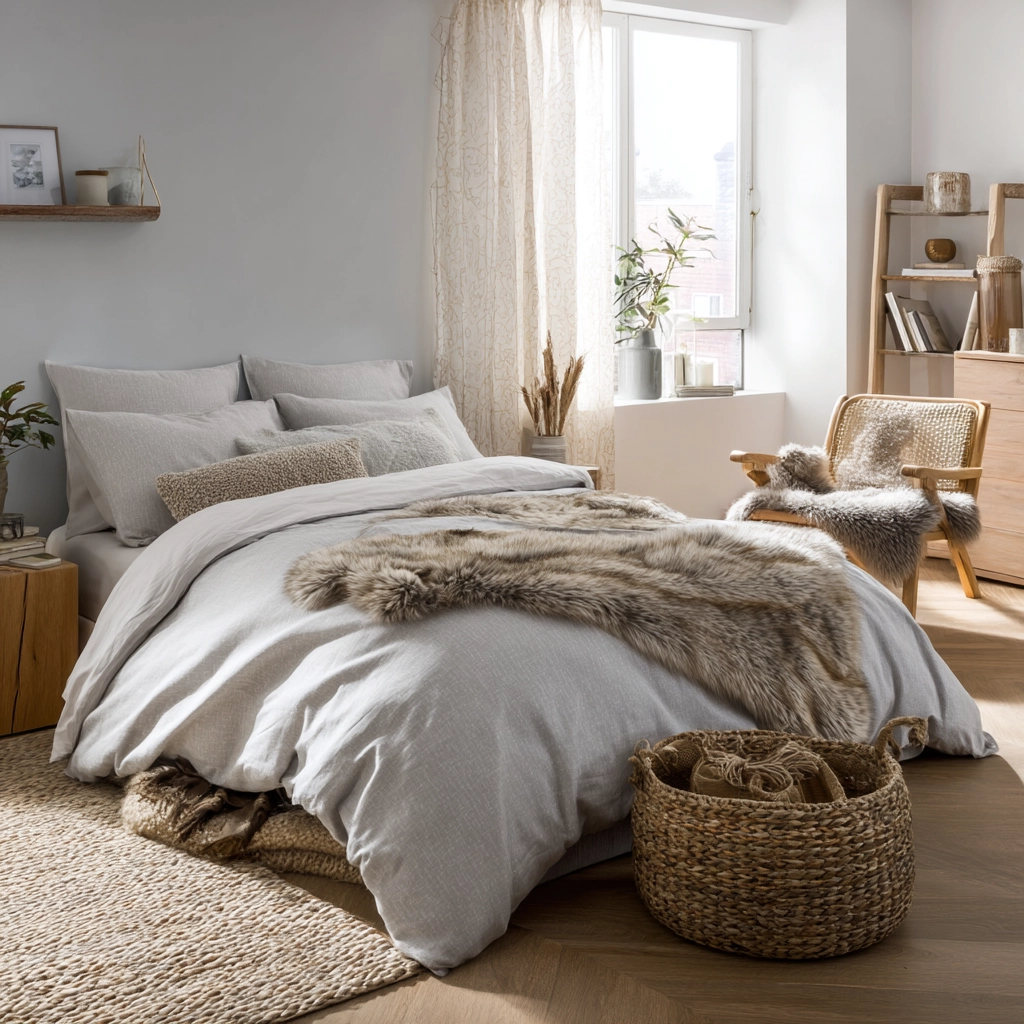 scandi boho bedroom 33