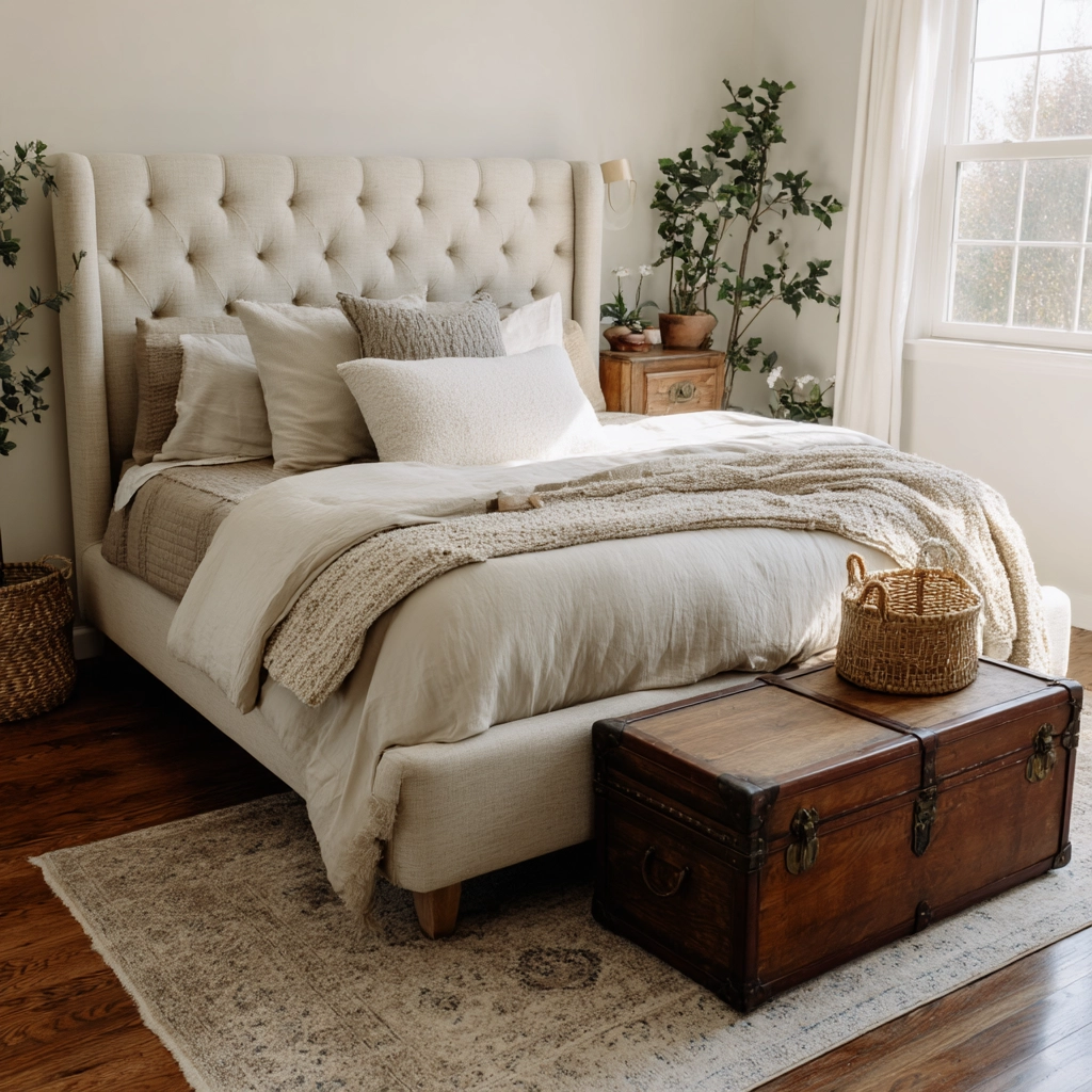 scandi boho bedroom 38
