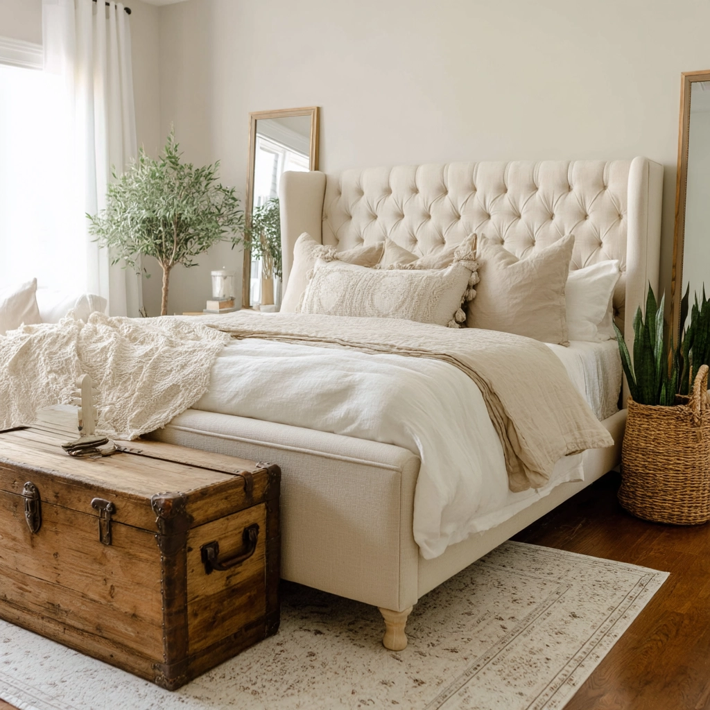 scandi boho bedroom 39