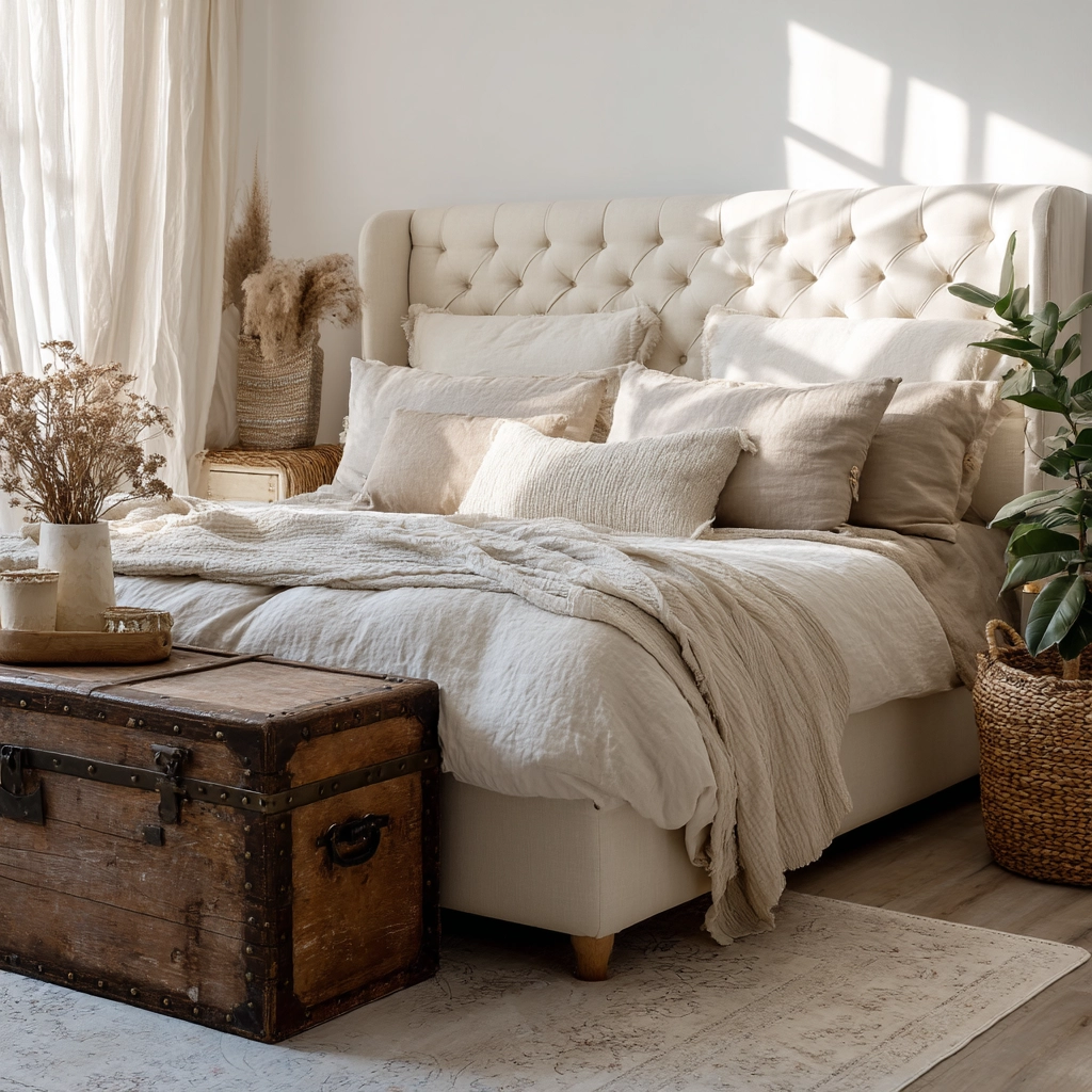 scandi boho bedroom 40