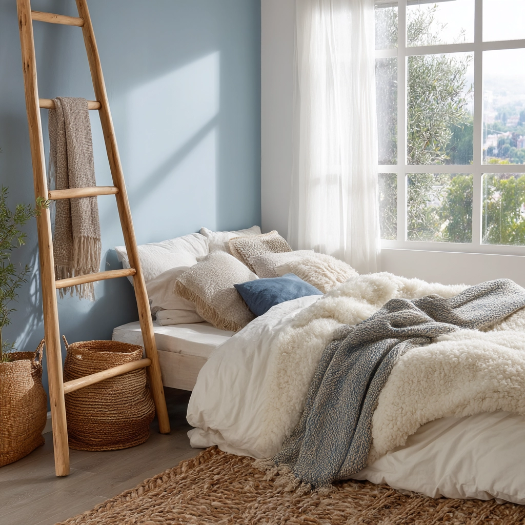 scandi boho bedroom 41