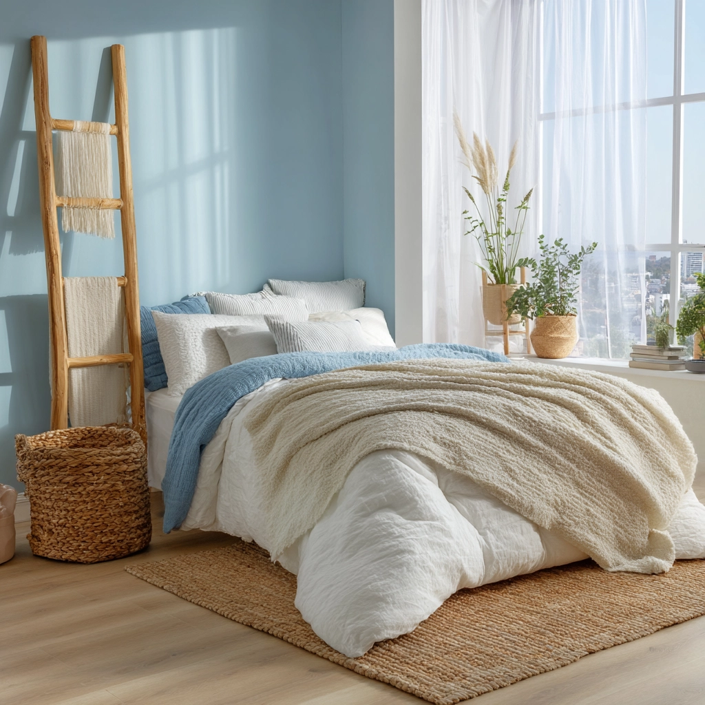 scandi boho bedroom 43