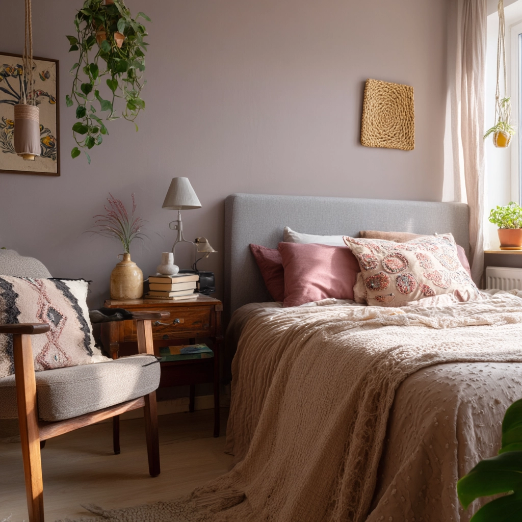 scandi boho bedroom 53