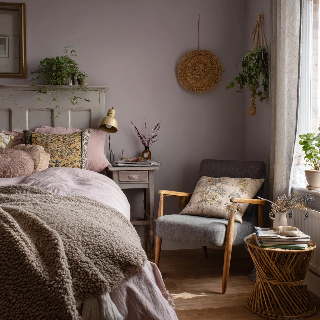 scandi boho bedroom 56