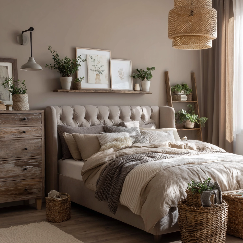 scandi boho bedroom 9