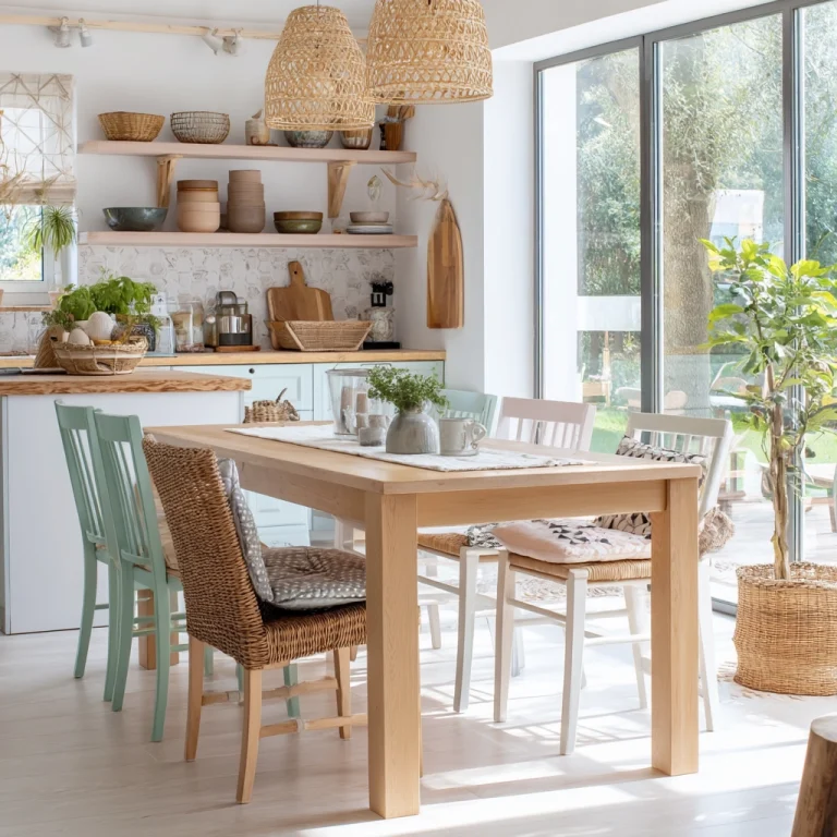 scandi boho kitchen 1