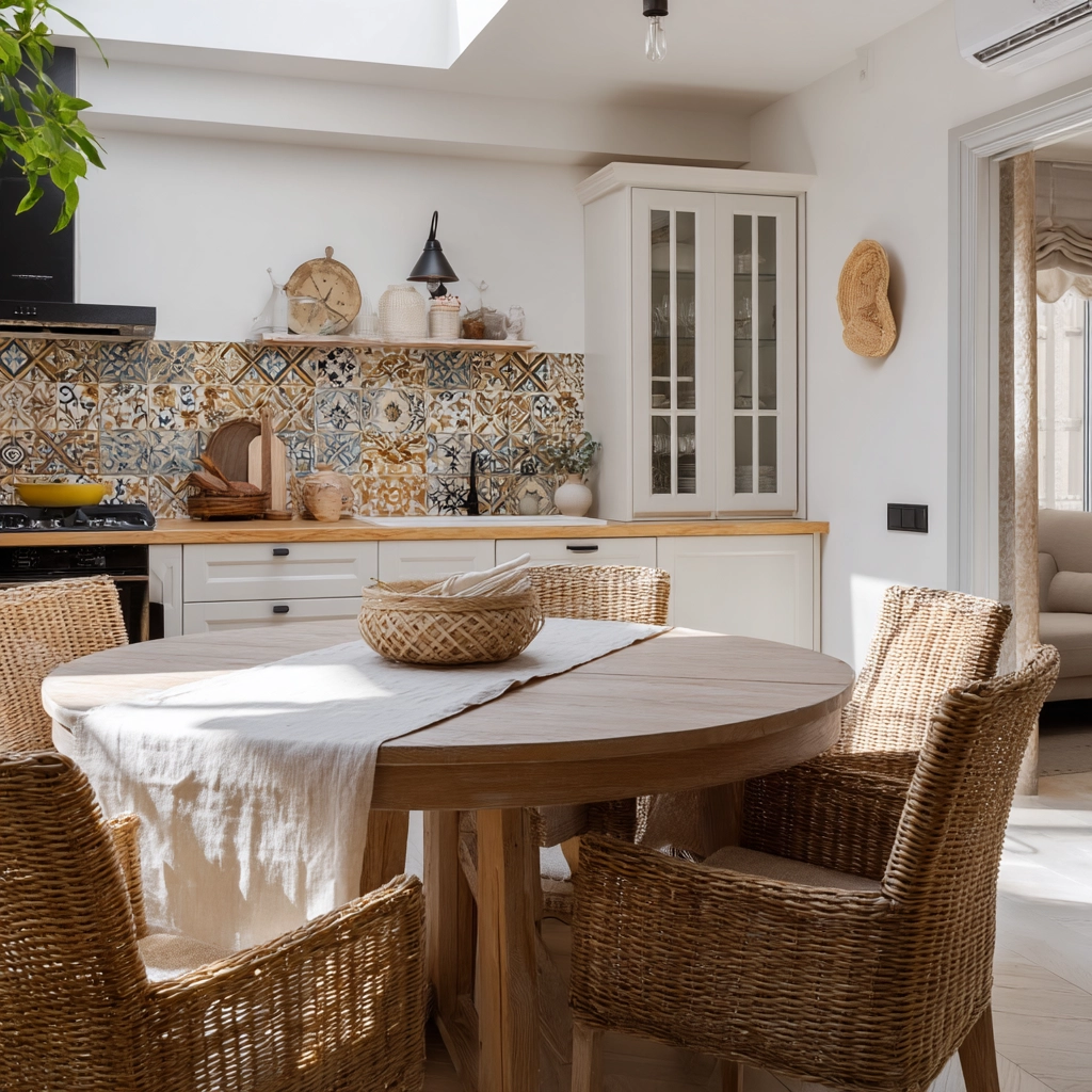 scandi boho kitchen 13