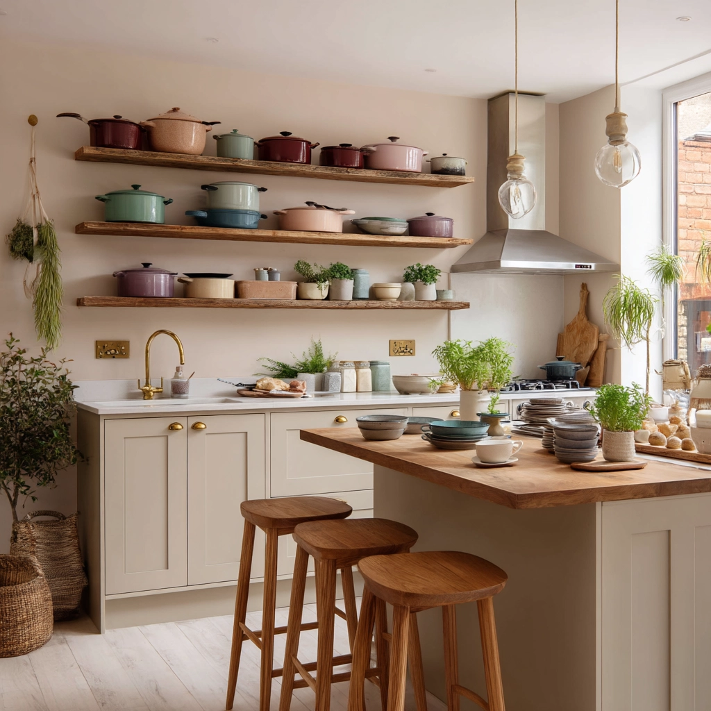 scandi boho kitchen 17