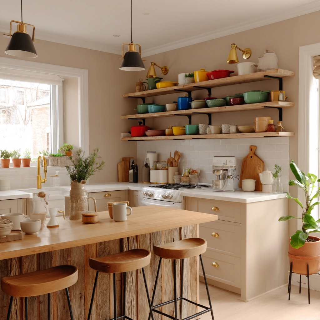 scandi boho kitchen 19