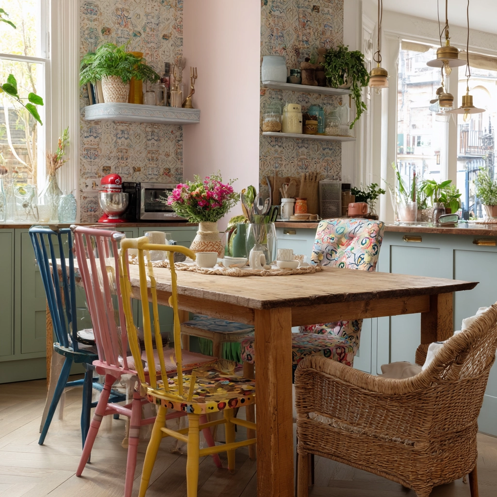 scandi boho kitchen 27