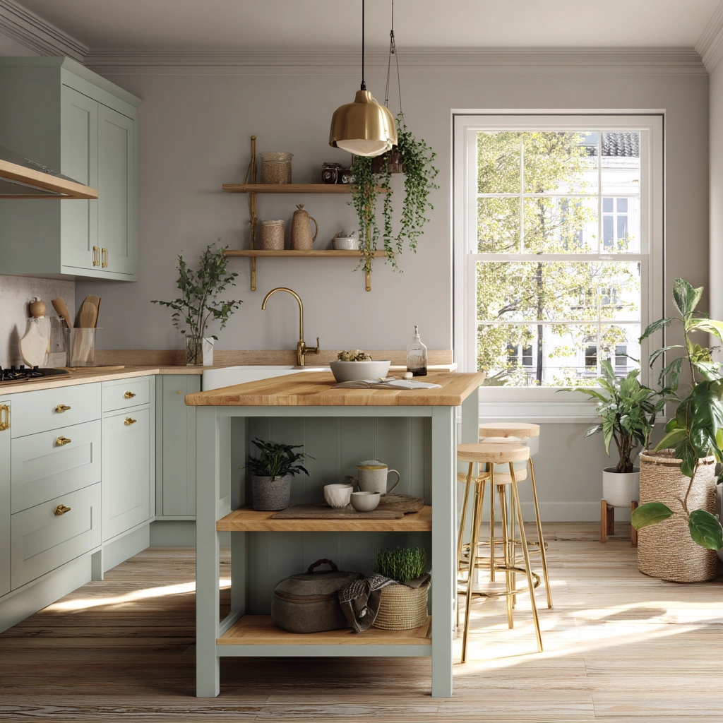 scandi boho kitchen 32