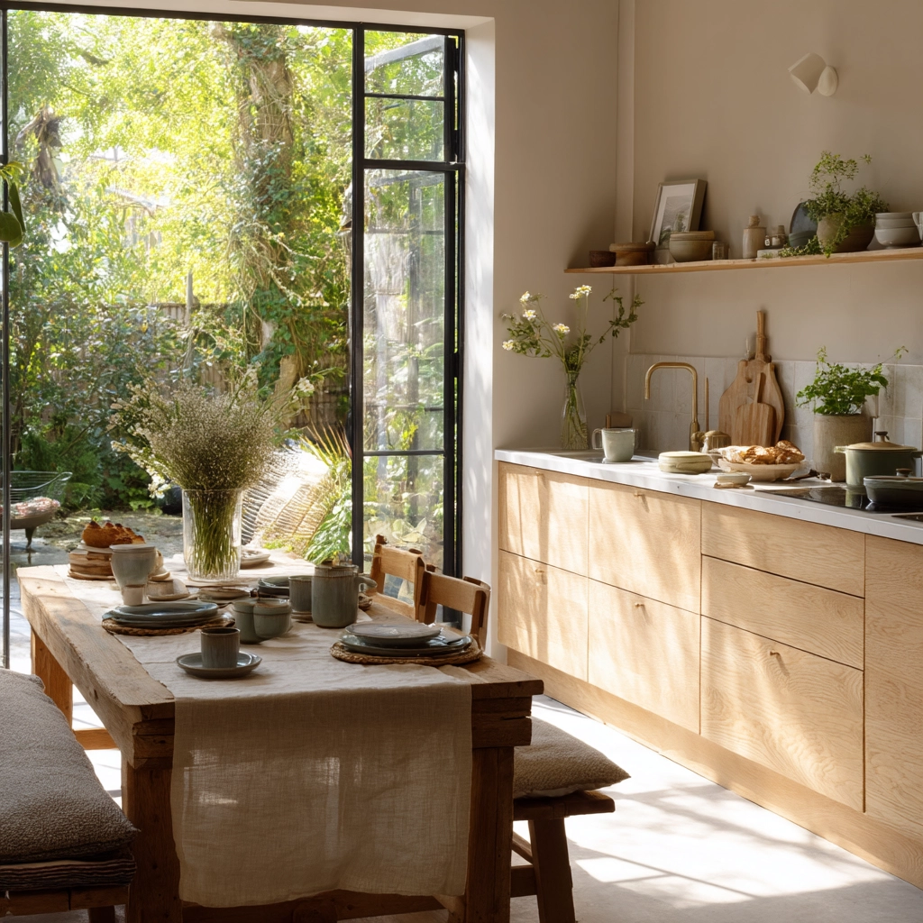 scandi boho kitchen 41