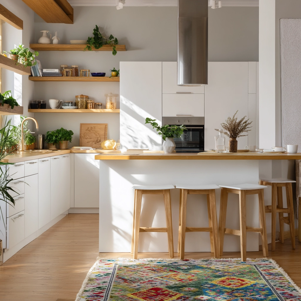 scandi boho kitchen 45