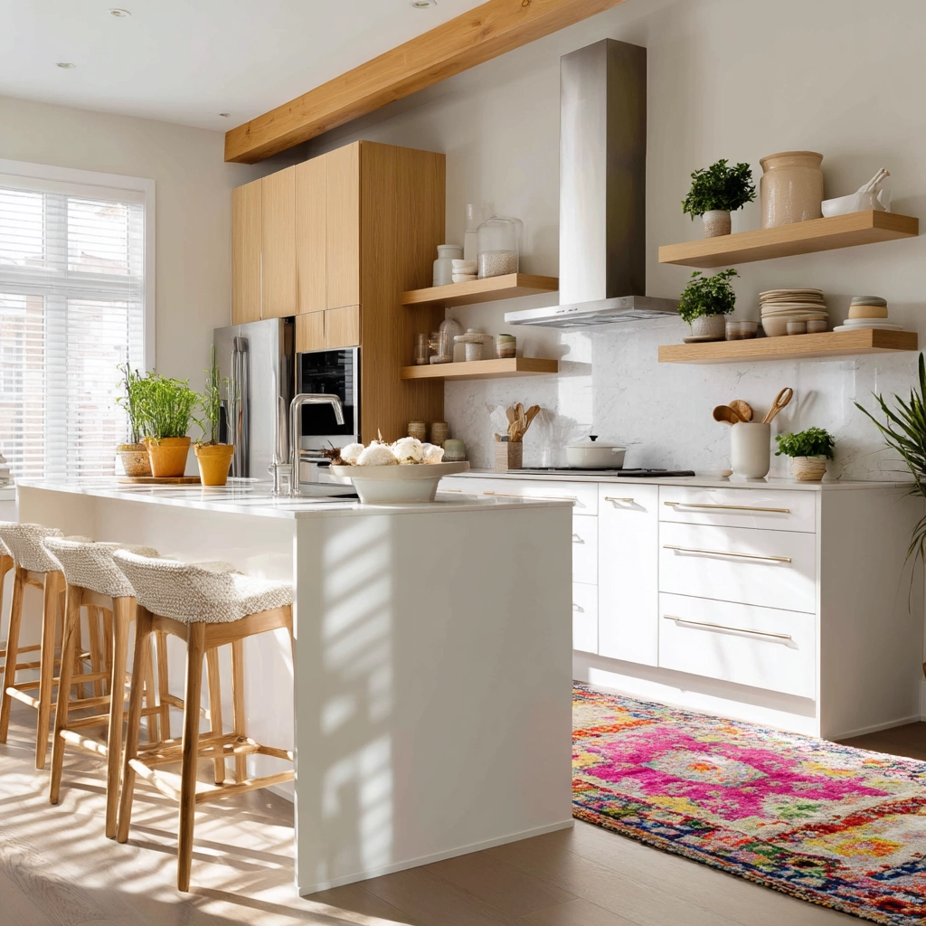 scandi boho kitchen 46