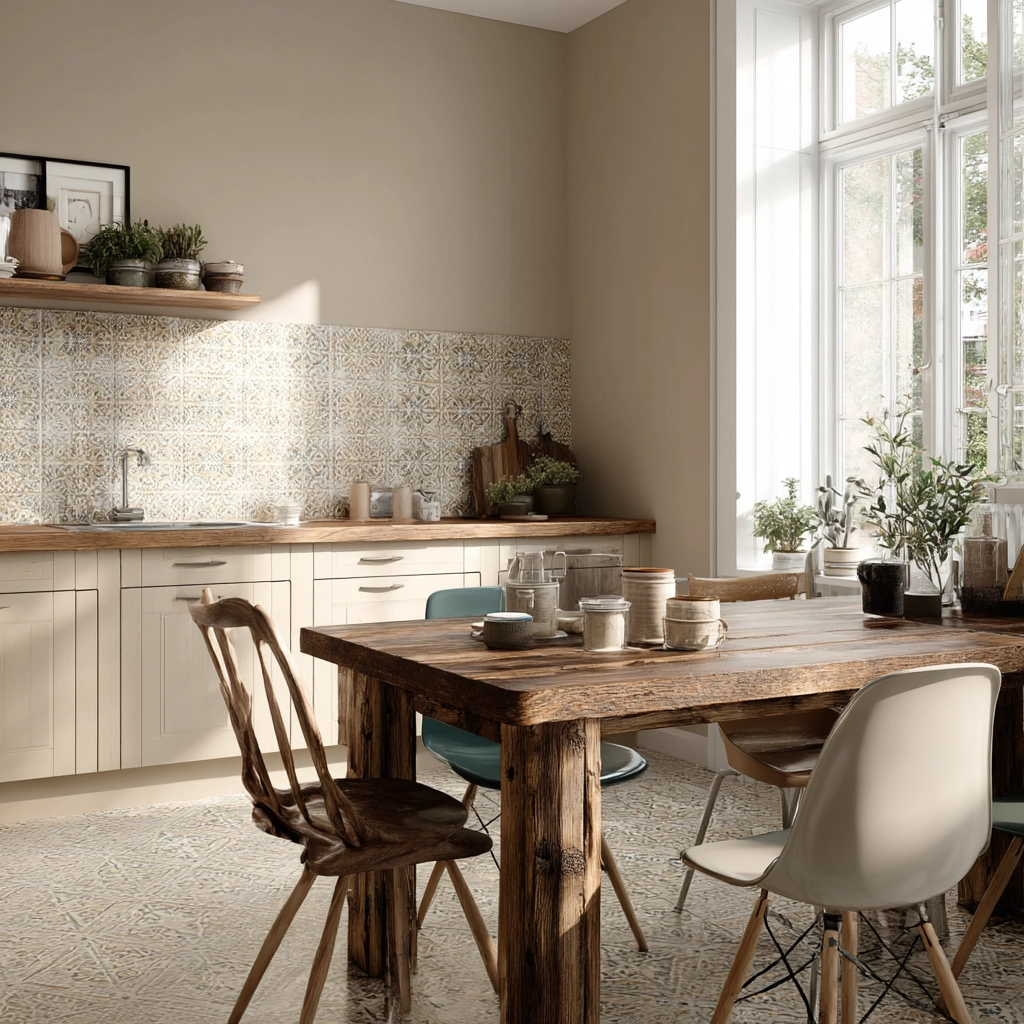 scandi boho kitchen 56
