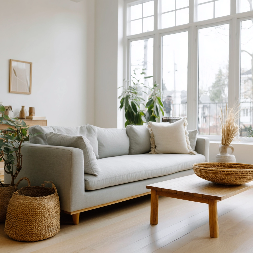 scandi boho living room 35