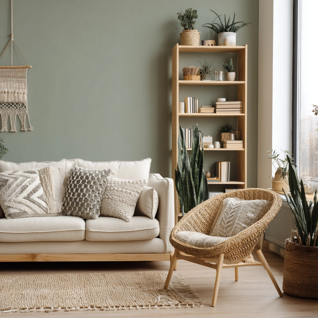 scandi boho living room 5