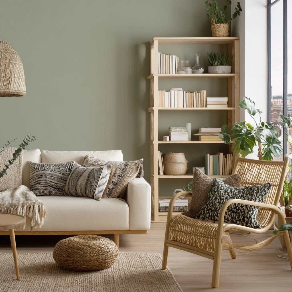 scandi boho living room 6