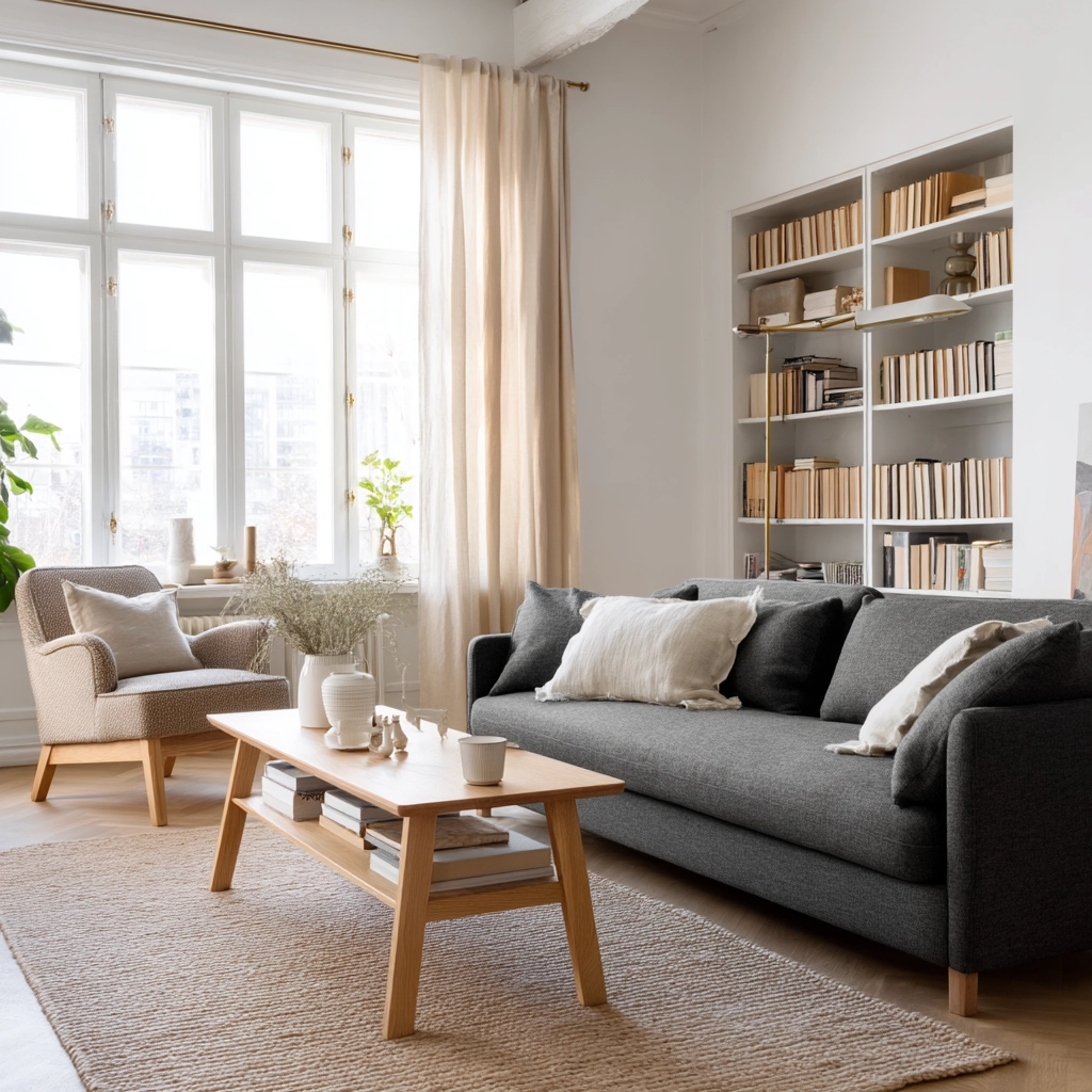 scandinavian living room 11