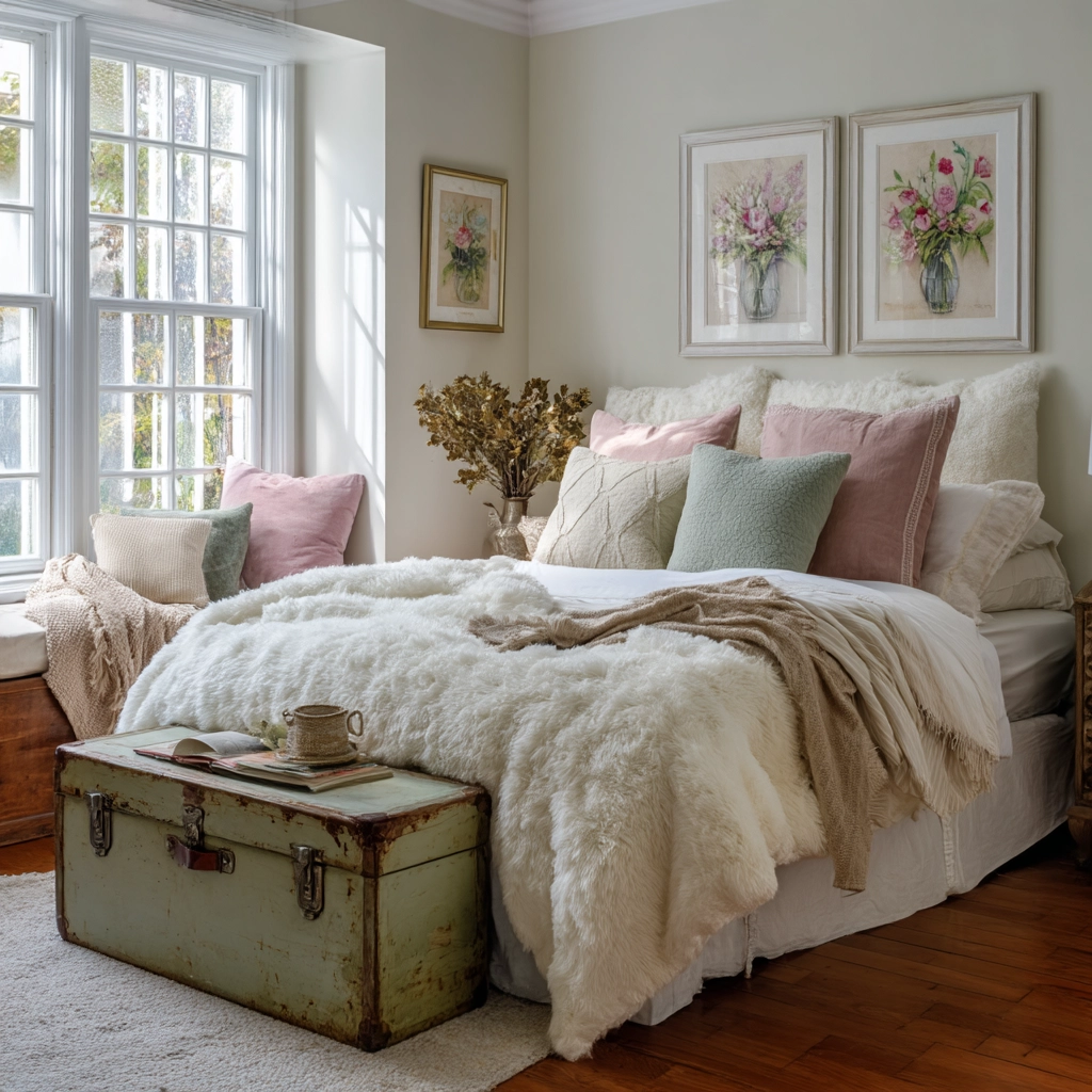 shabby chic bedroom 34
