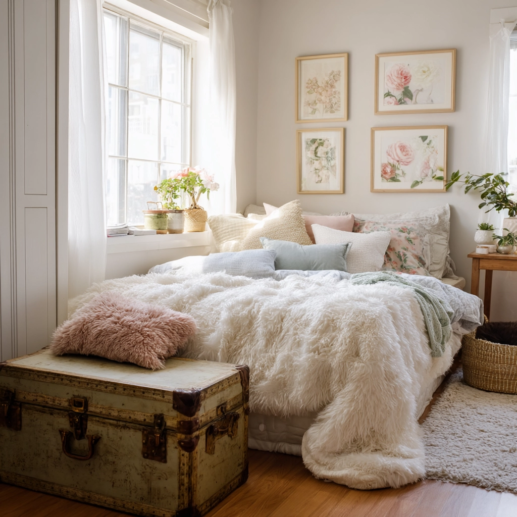 shabby chic bedroom 35