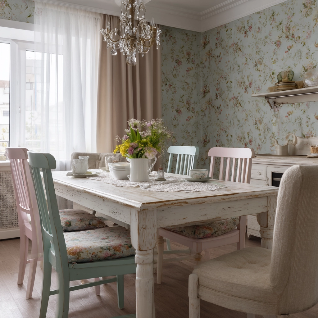 shabby chic dining room 2