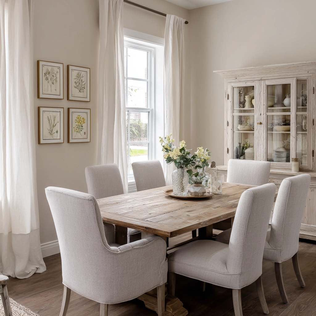 shabby chic dining room 21